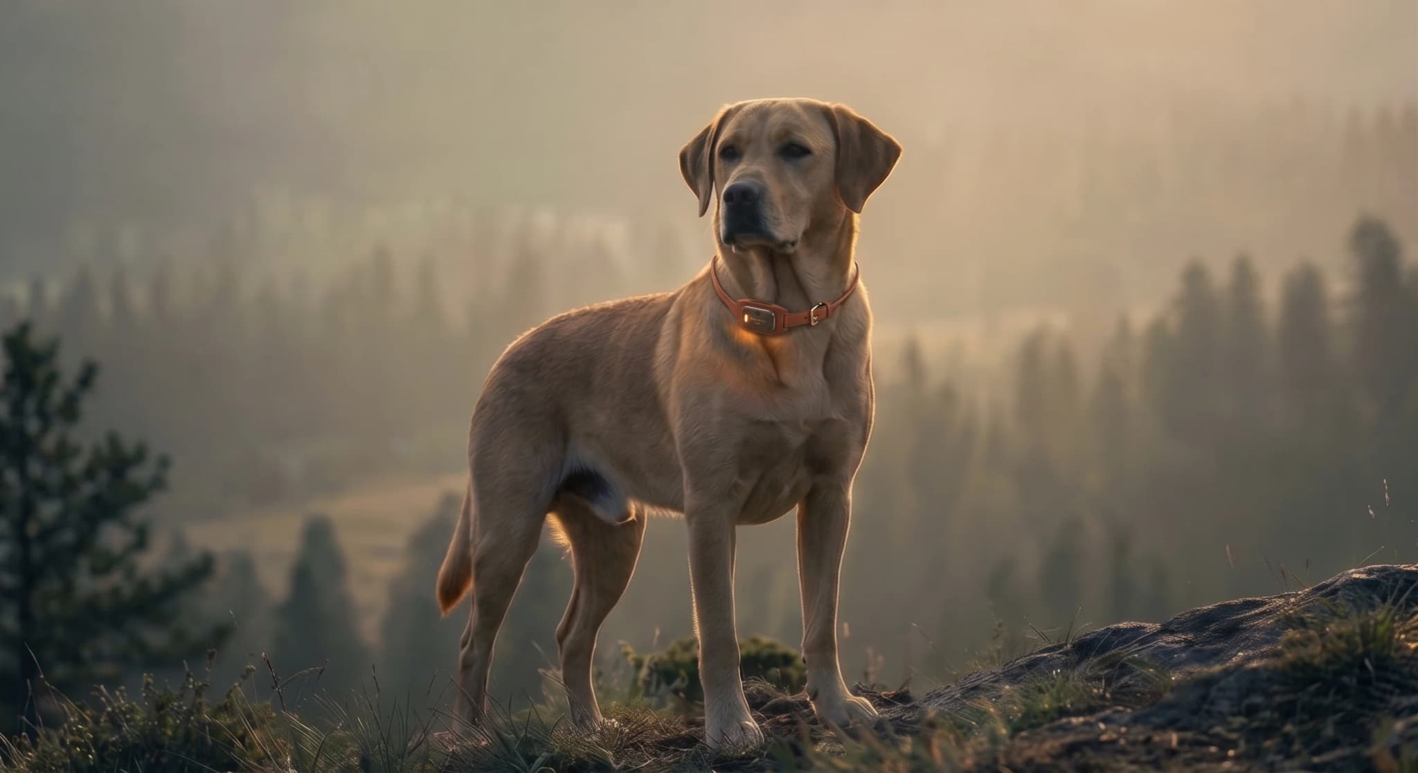 Atlas GPS dog collar environmental sensor - detecting wildfire smoke, carbon monoxide, and airborne allergens in real time