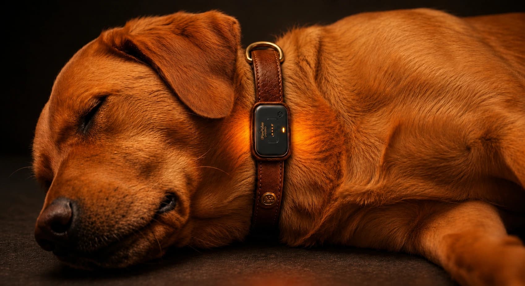 Lucero smart dog collar Pulse Therapy - drug-free haptic vibration anxiety relief