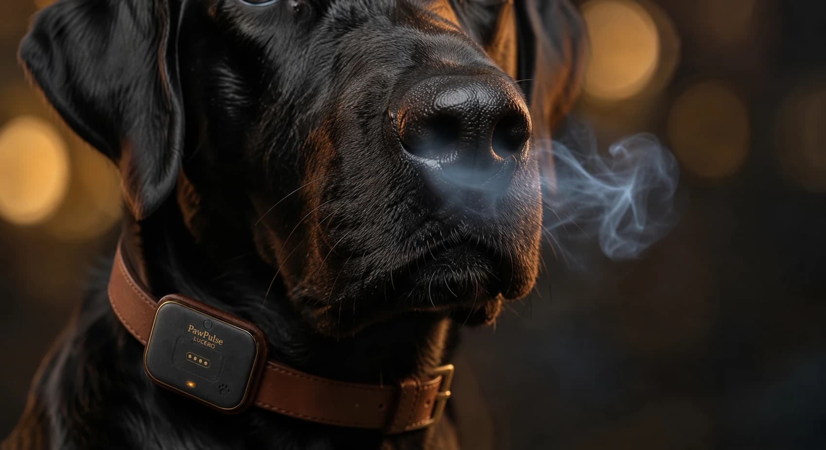 Lucero smart dog collar VOC sensor - detecting dental disease, metabolic changes, and systemic stress through breath chemistry